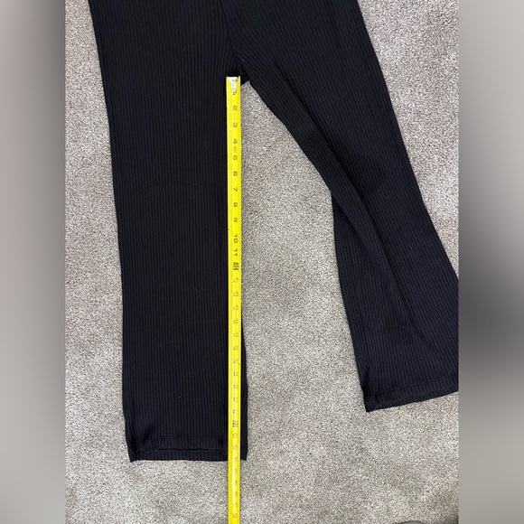 Reformation Jeans Black Camille Ribbed Knit Jumpsuit Size large - Picture 14 of 15